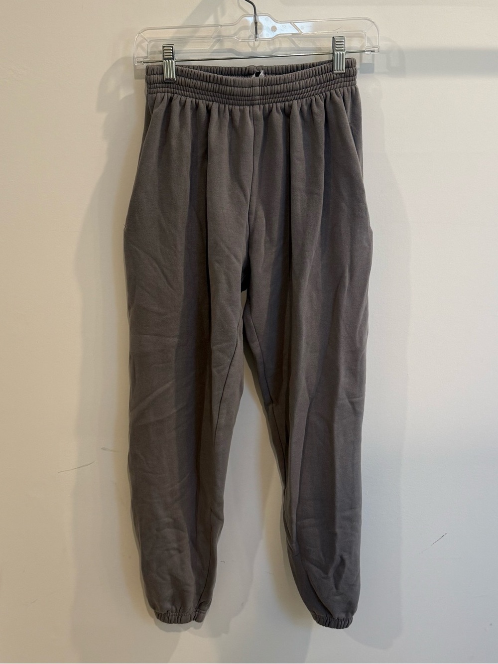 Princess Polly Charcoal Gray Elastic Waist Sweatpants